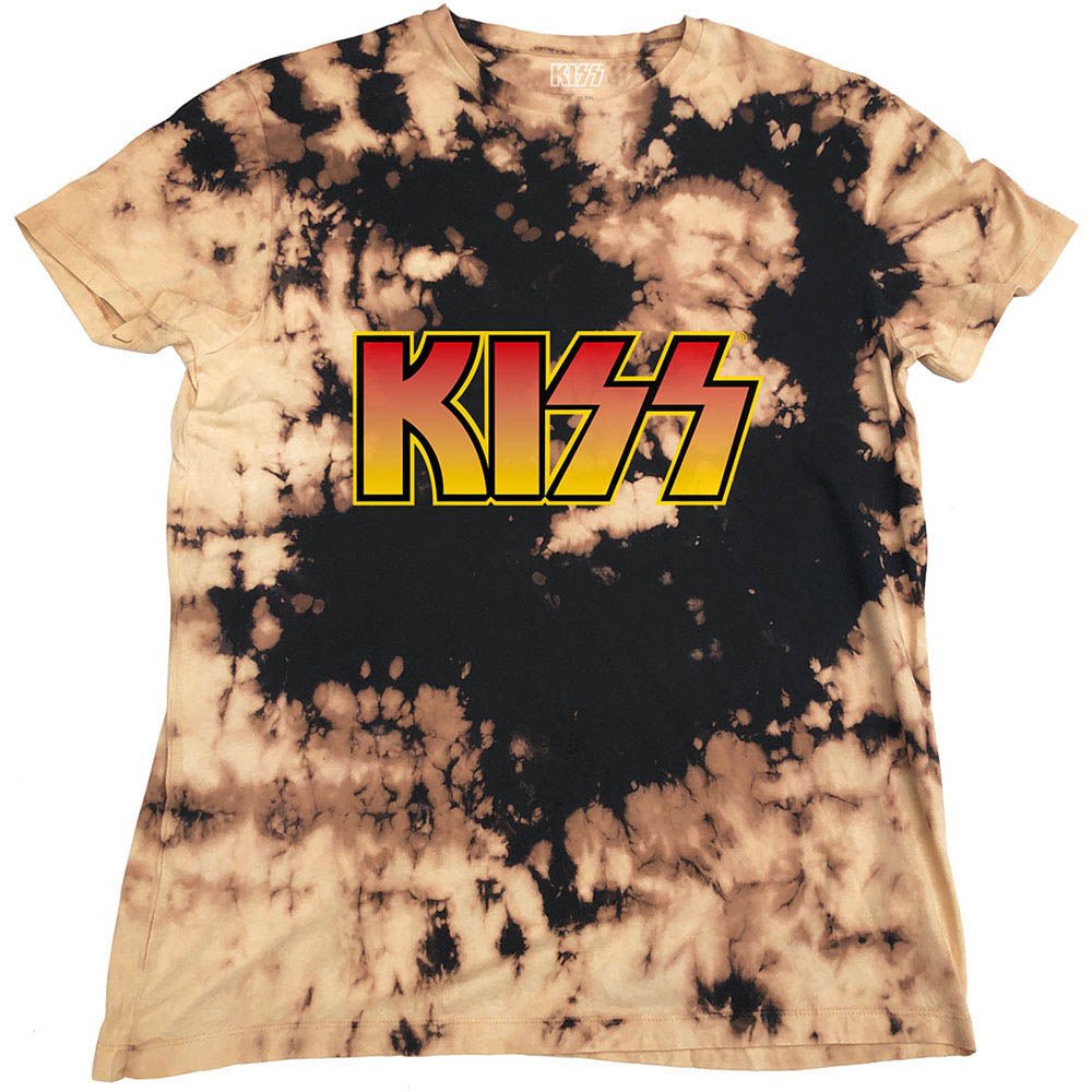 KISS キッス (エース・フレーリー 追悼 ) - Classic Logo / タイダイ / Tシャツ / メンズ - PGS